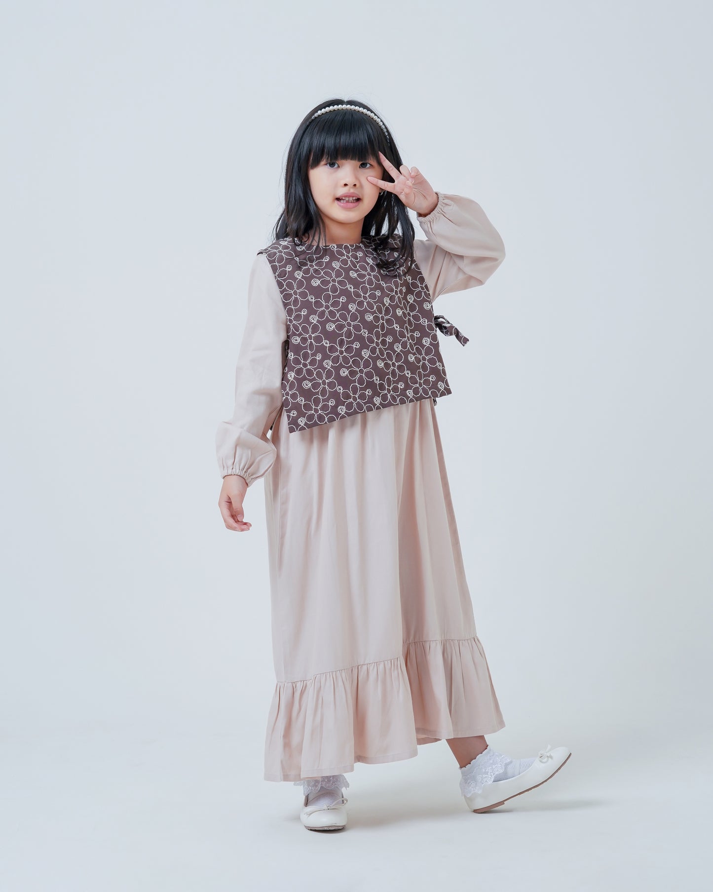 Osella Kids Zyifa Removable Embroidered Layered Dress