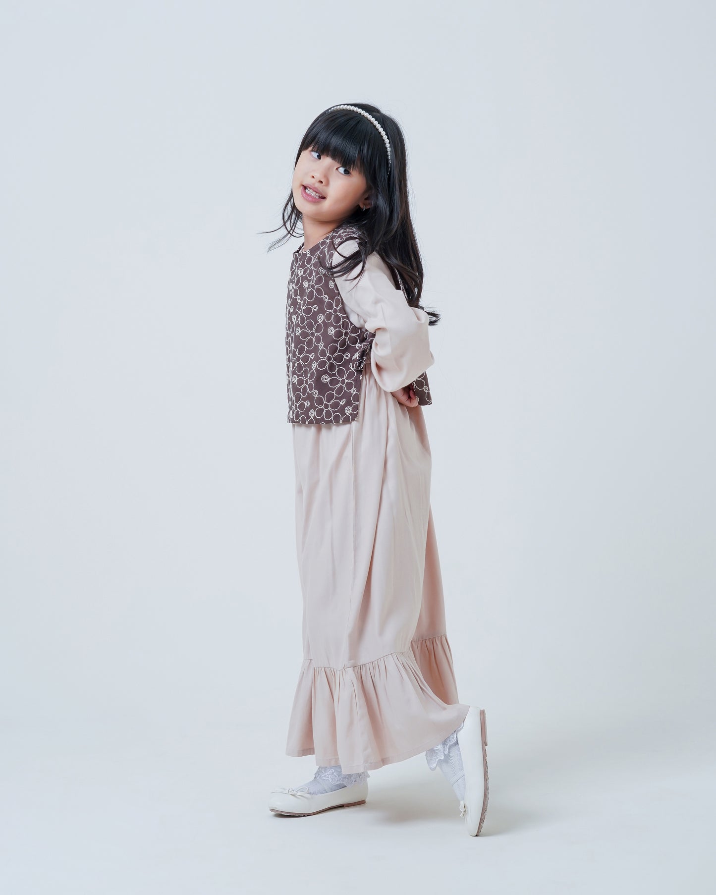 Osella Kids Zyifa Removable Embroidered Layered Dress