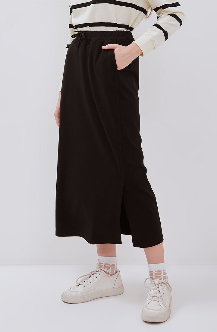 [NEW] Osella Lulu Comfortable Stretch Long Knit Skirt 21875006 | Rok Wanita Panjang Stretch