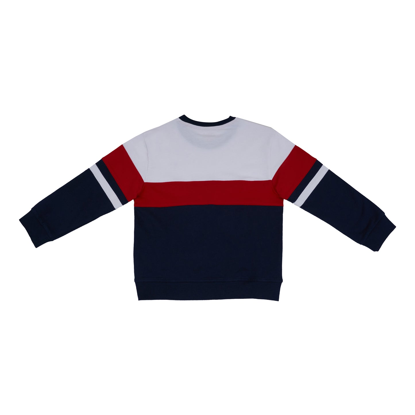 Osella Matthew Cut And Sewn Sweatshirt In Red White And Navy