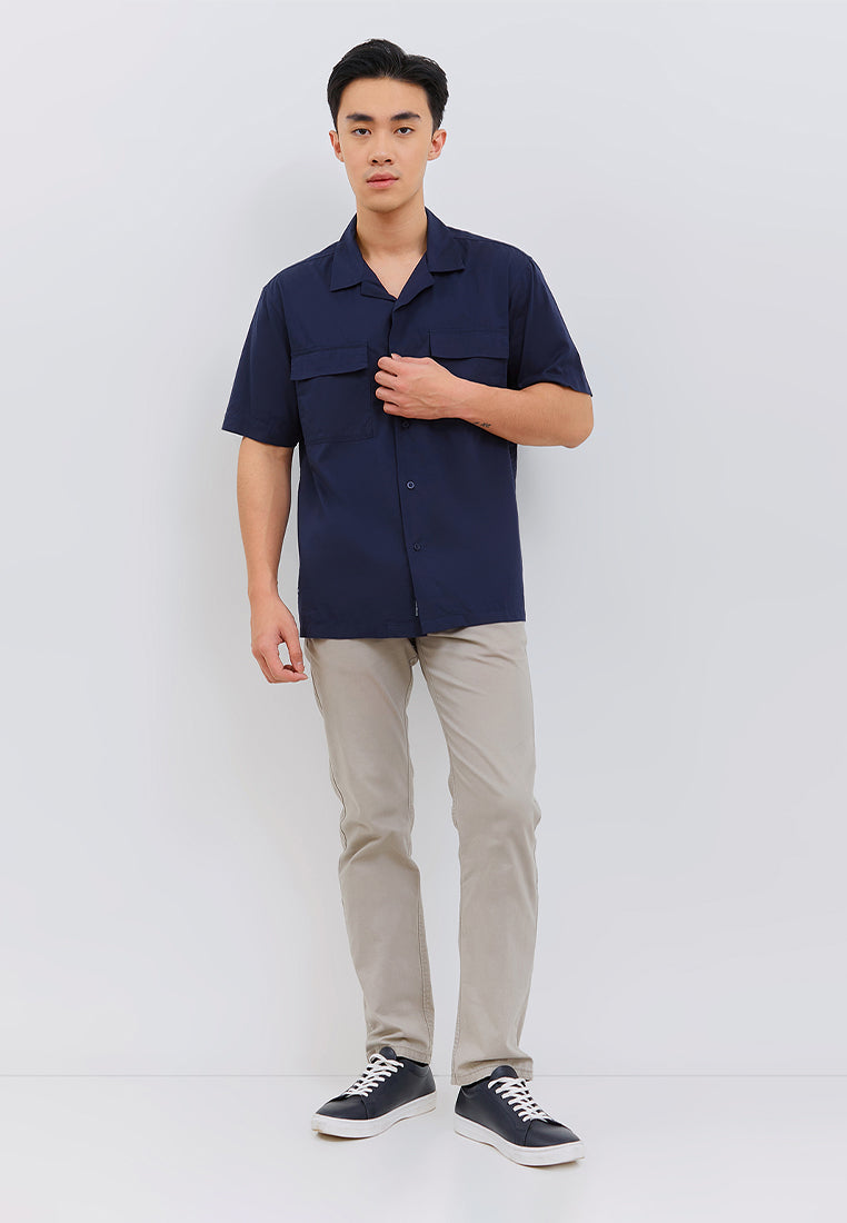 Osella Retro Cuban Collar Shirt