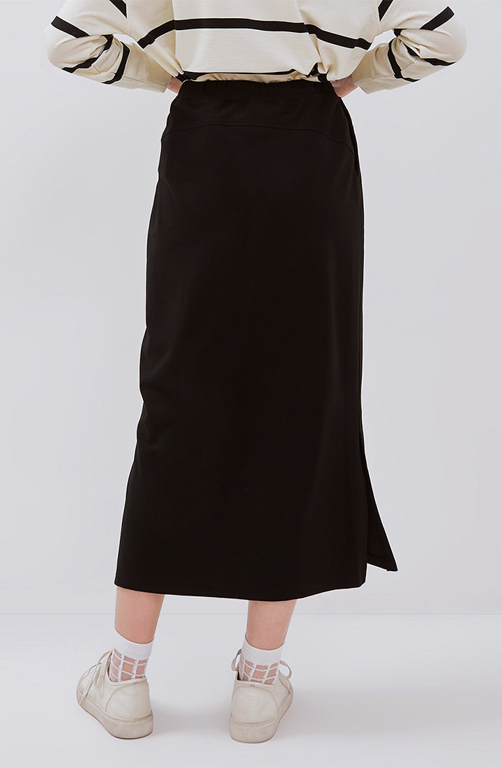 [NEW] Osella Lulu Comfortable Stretch Long Knit Skirt 21875006 | Rok Wanita Panjang Stretch
