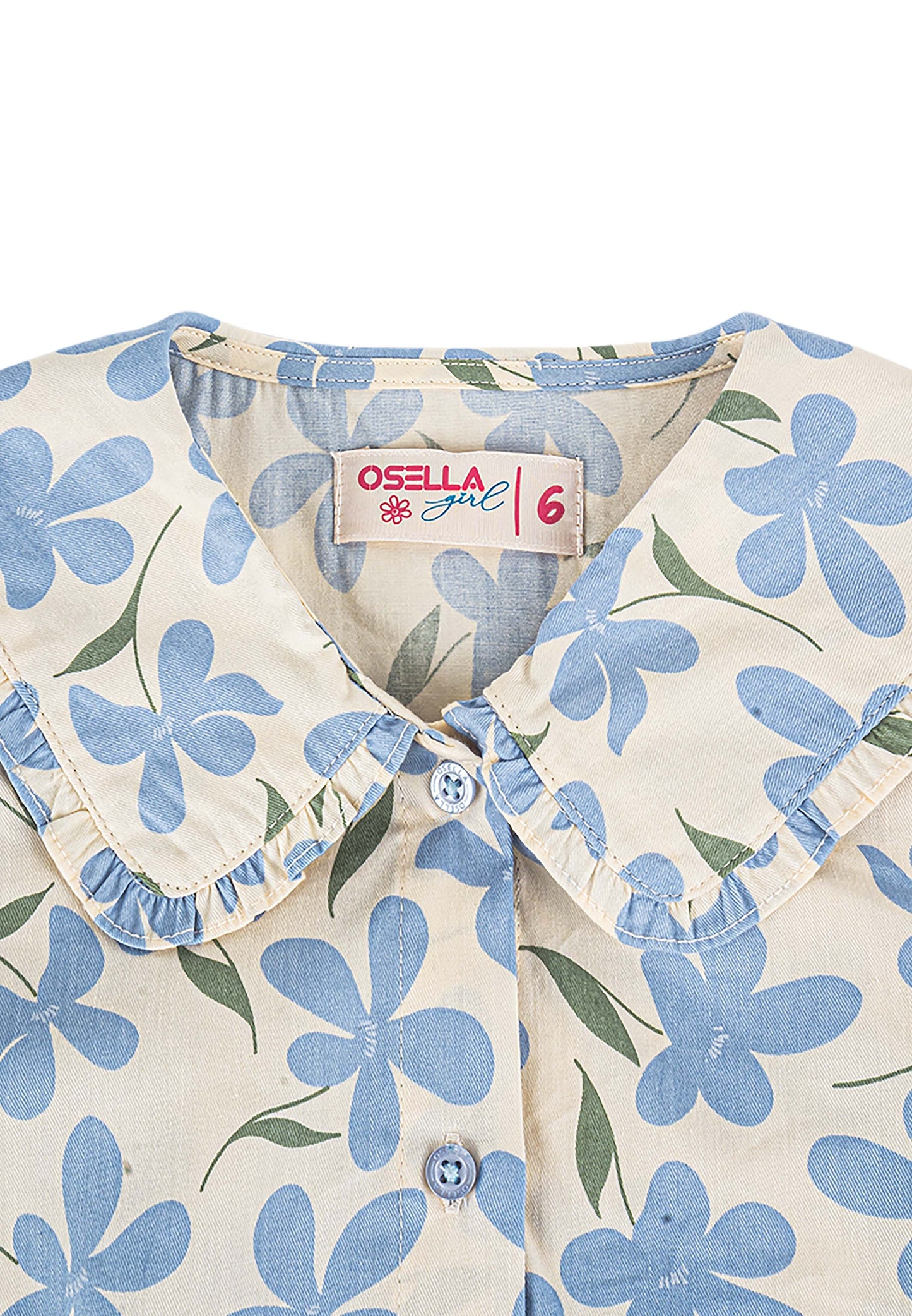 Osella Kids Floral Blouse In Lilac