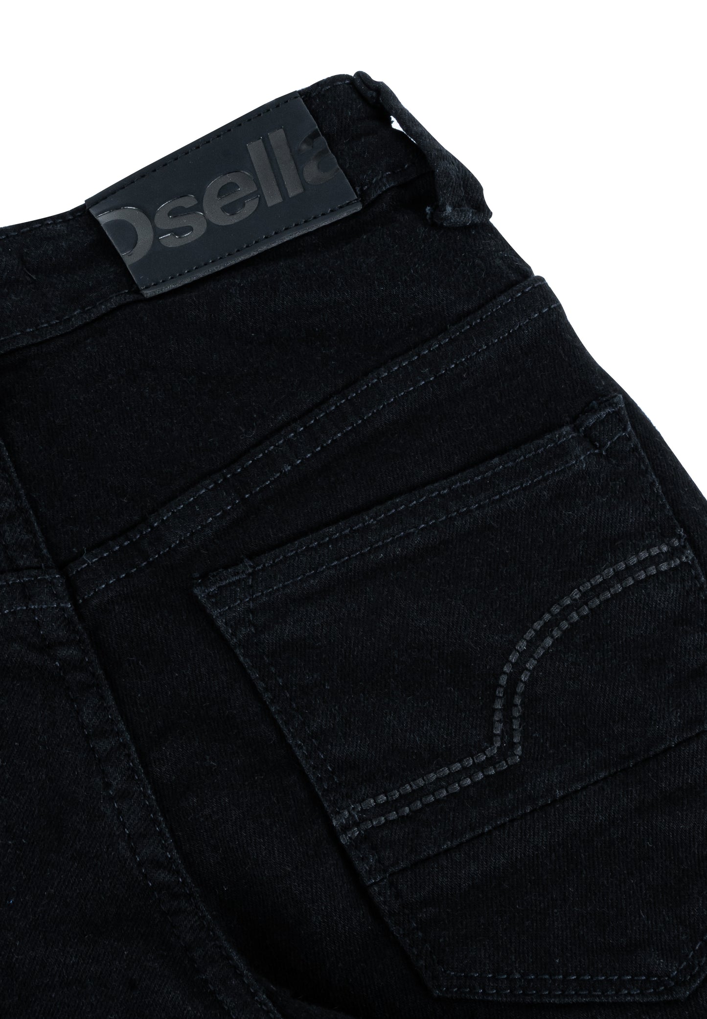 Osella Jack Regular Long Pants Jeans In Black Denim Wash