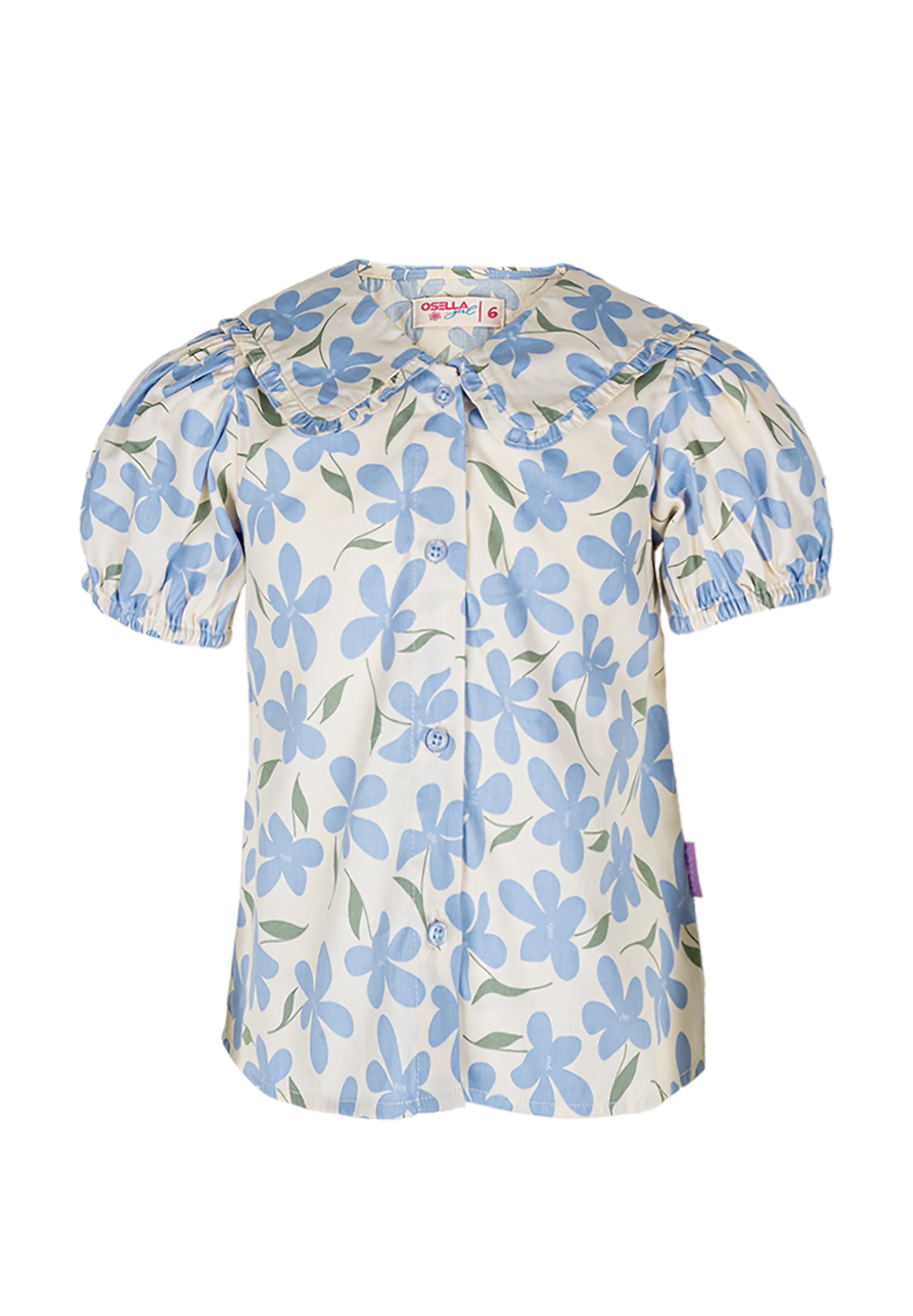 Osella Kids Floral Blouse In Lilac