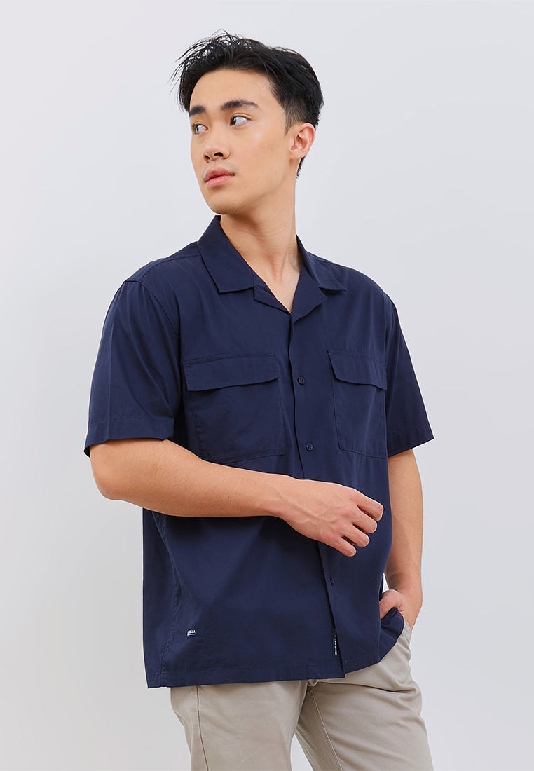 Osella Retro Cuban Collar Shirt