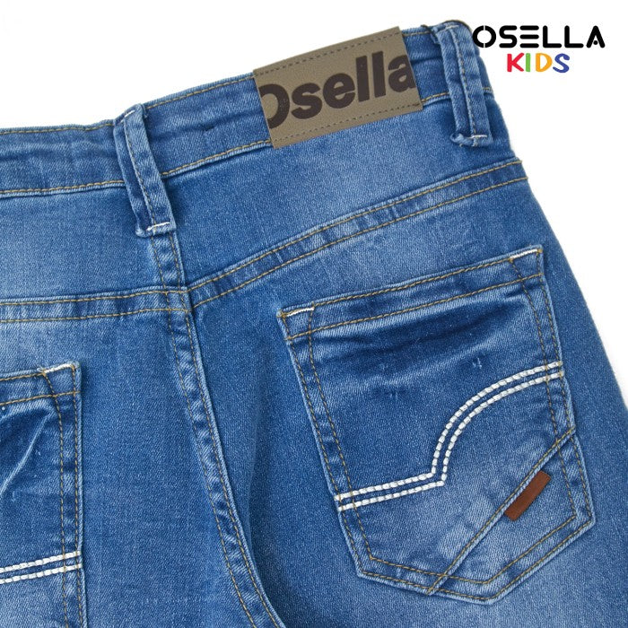 [NEW] Osella Nate Denim Long Pants In Light Washed 228O5003A1 | Celana Jeans Panjang Anak Laki Laki