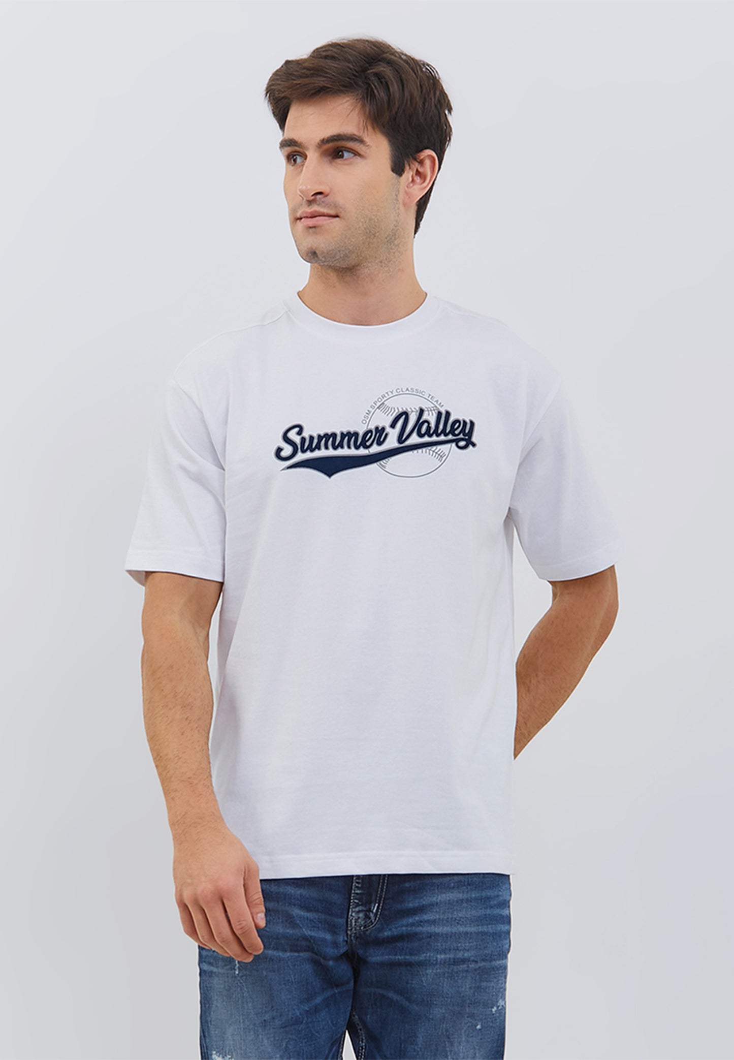 Osella Summer Valley Relaxed T-Shirt In White