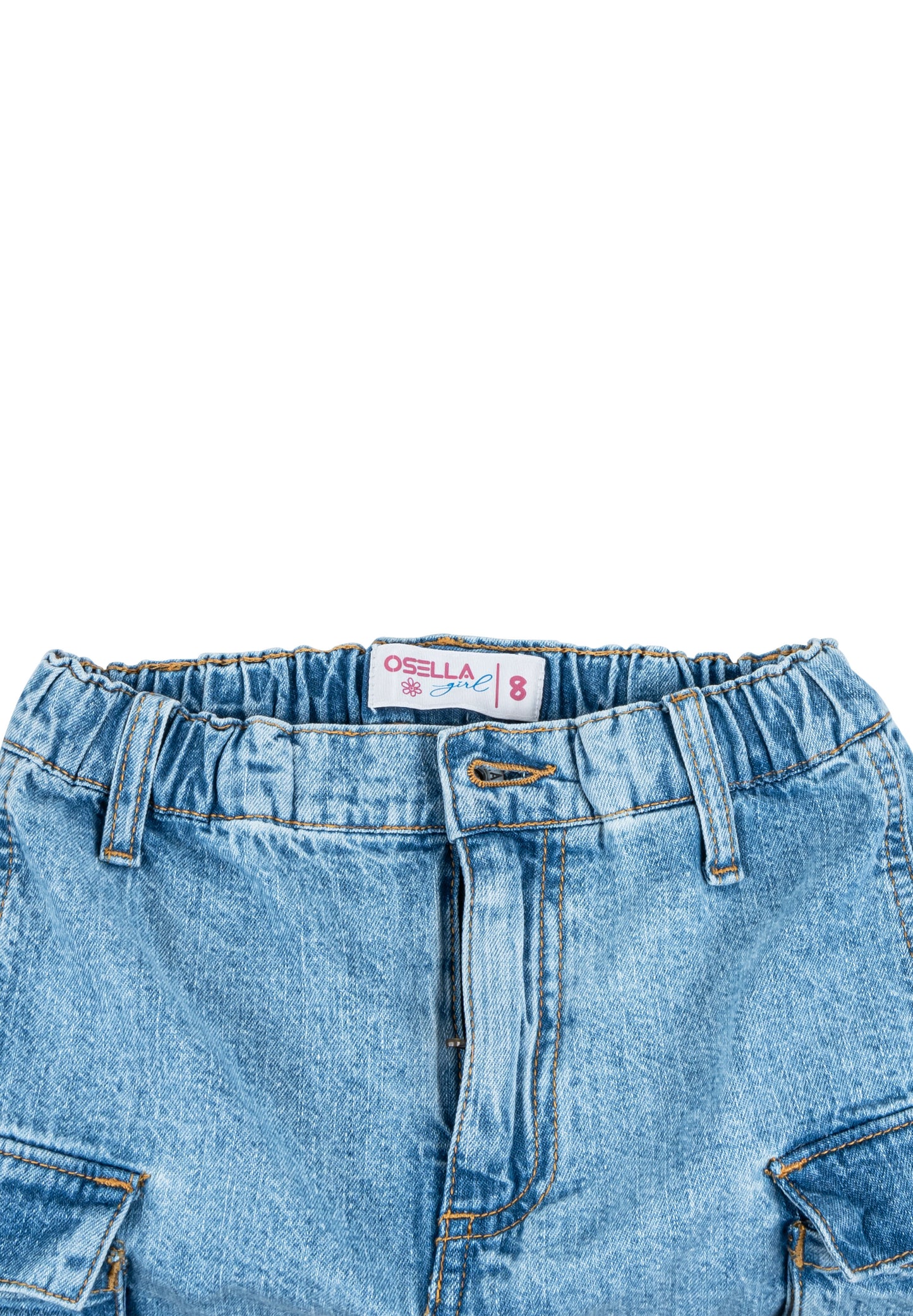 Osella Cargo Mini Skort Denim