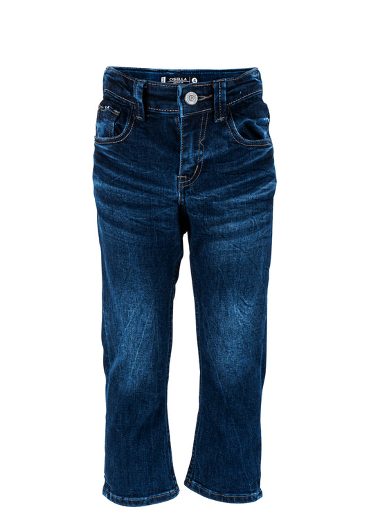 Osella Robie Regular Long Pants Jeans In Medium Blue Denim Wash
