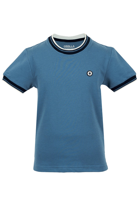 Osella Kids Signature Patch T-Shirt With Fancy Fabric