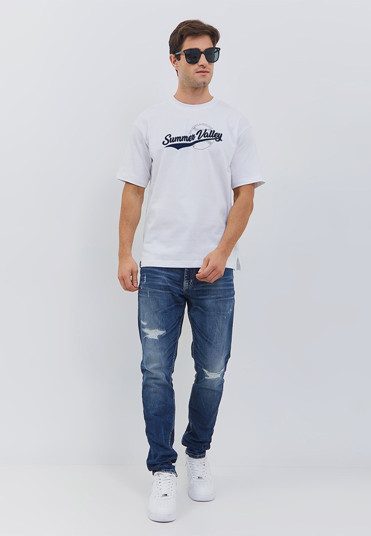 Osella Summer Valley Relaxed T-Shirt In White