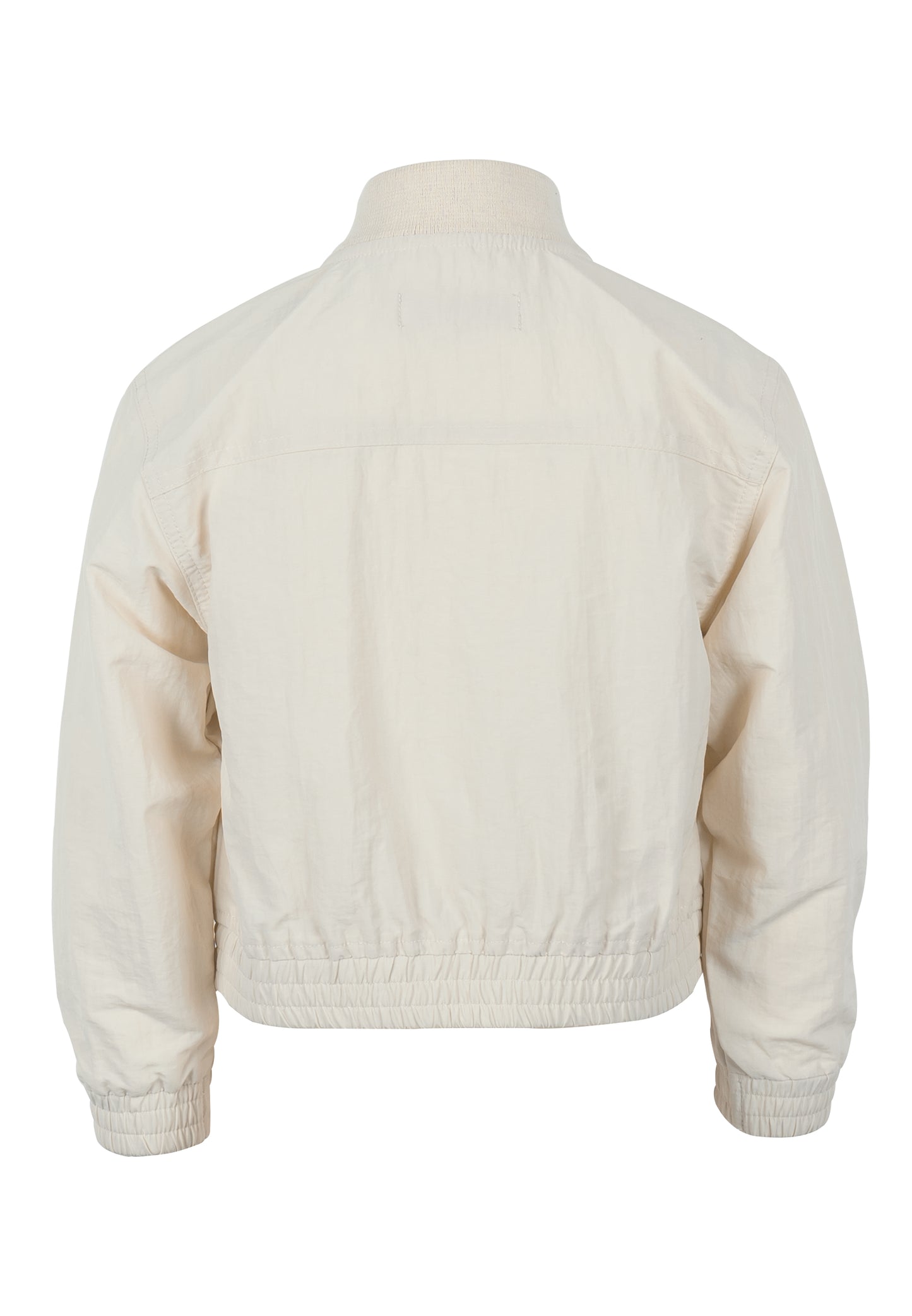 Osella Solid Two Pockets Bomber Jacket In Beige