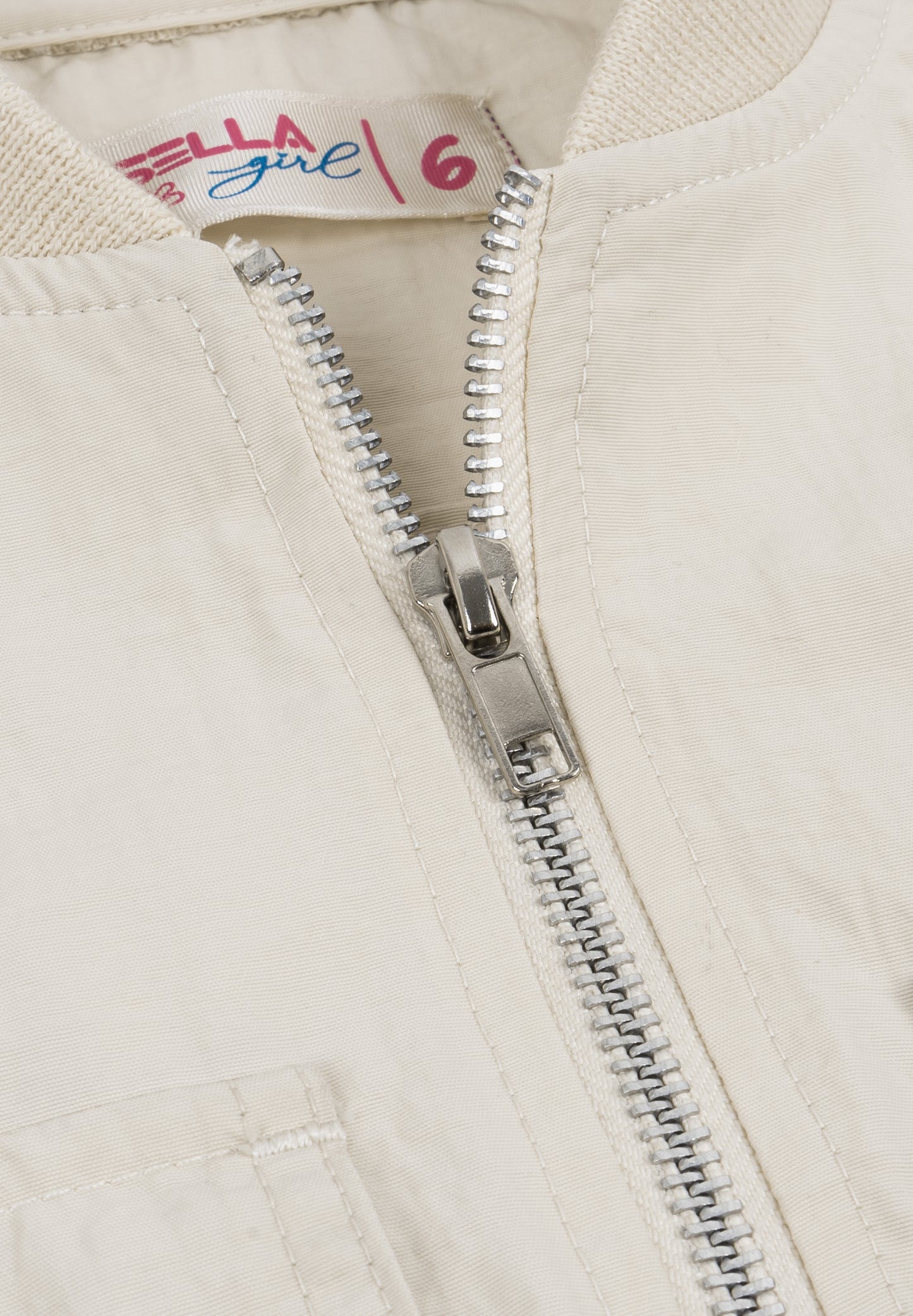 Osella Solid Two Pockets Bomber Jacket In Beige