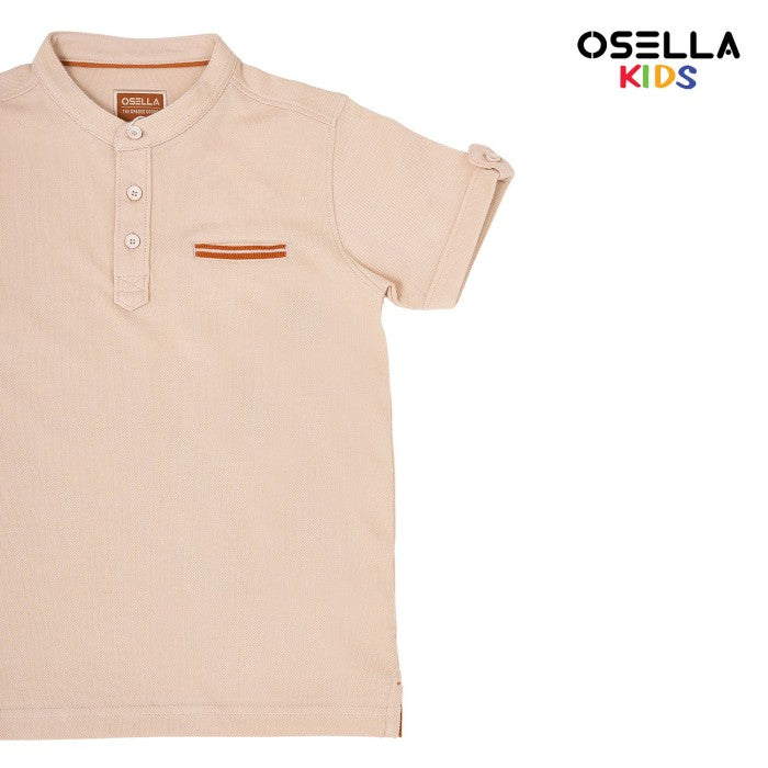 [NEW] Osella Callum Shanghai Collared Half Buttoned Polo Shirt 22215202