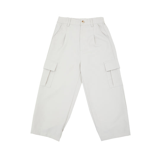 Osella Kids Kana Long Cargo Pants With Half Elastic Band On The Leg Opening