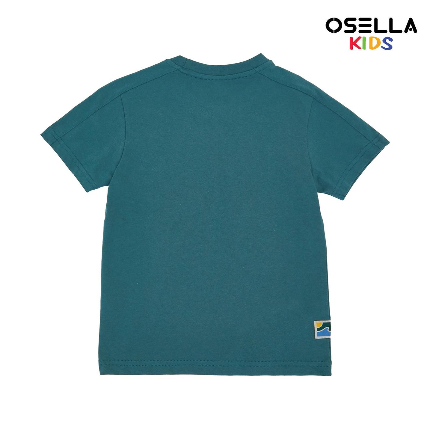 Osella Adventure Print Short Sleeve T-Shirt in Teal Green 2274500619 | Atasan Kaos Lengan Pendek Anak Laki Laki