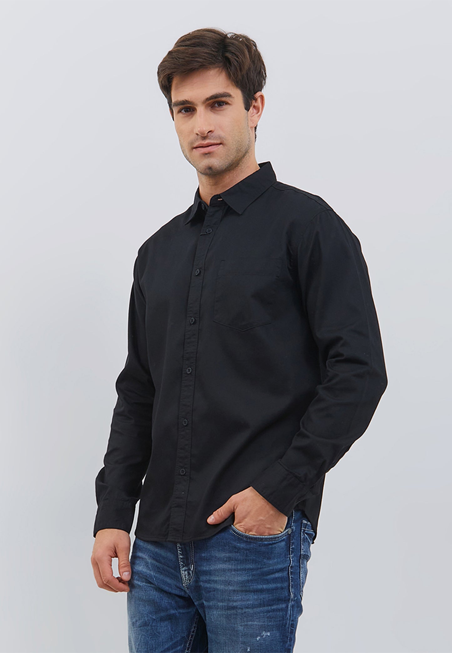 Osella Raya Regular Fit Shirt In Black