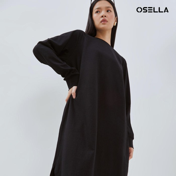 [NEW]OSELLA NAURA FANCY KNIT MIDI DRESS 21575006