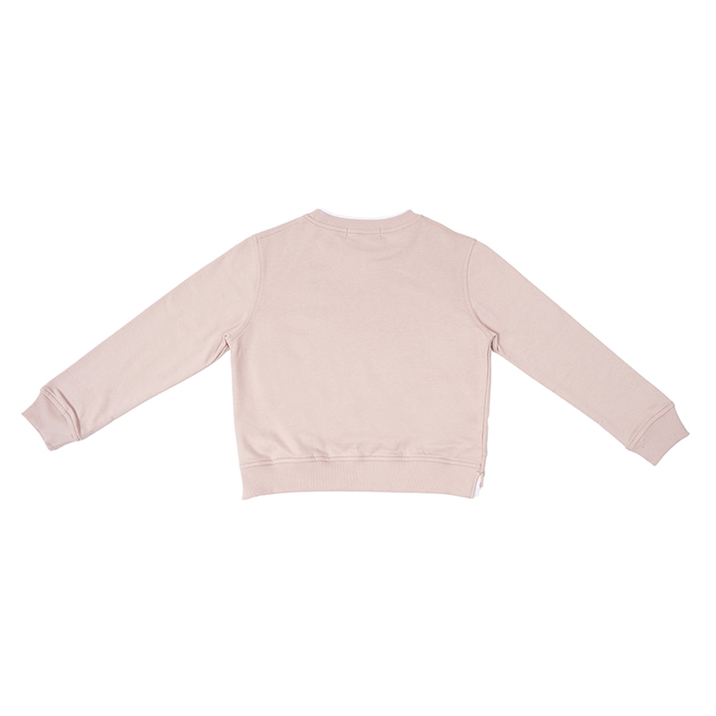 Osella Sweatshirt With Layered Solid Fabric In Beige