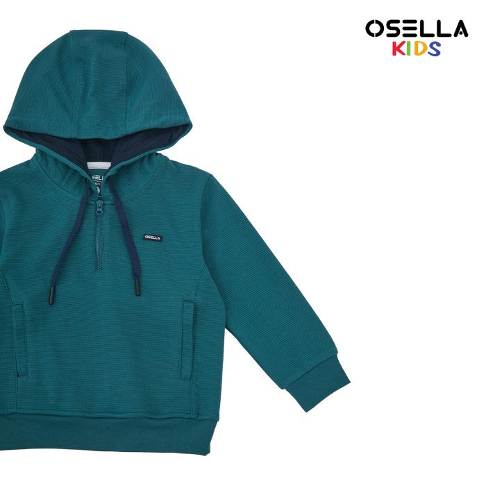 [NEW] OSELLA MARTHEN HOODIE JACKET IN PINDENEEDLE GREEN 2211500173 | Hoodie Anak Laki Laki Lengan Panjang