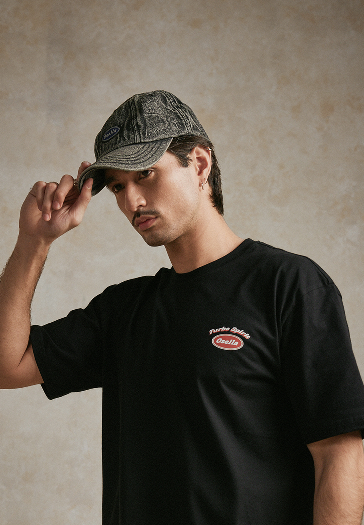 Osella Grey Denim Cap