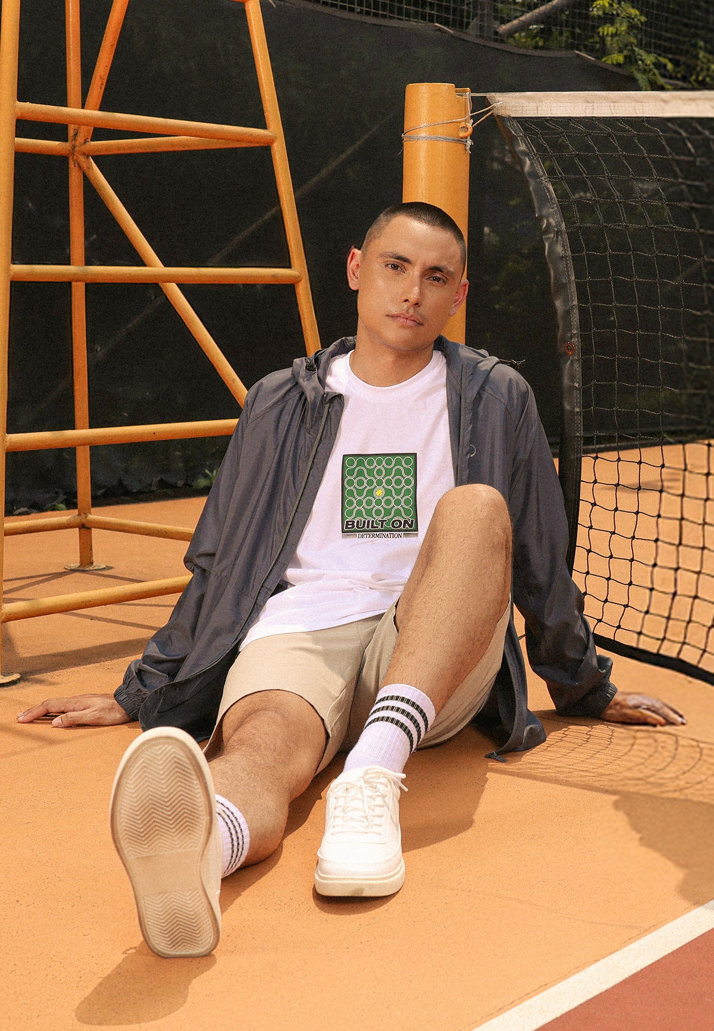 Osella Relaxed Fit Print T-Shirt In White