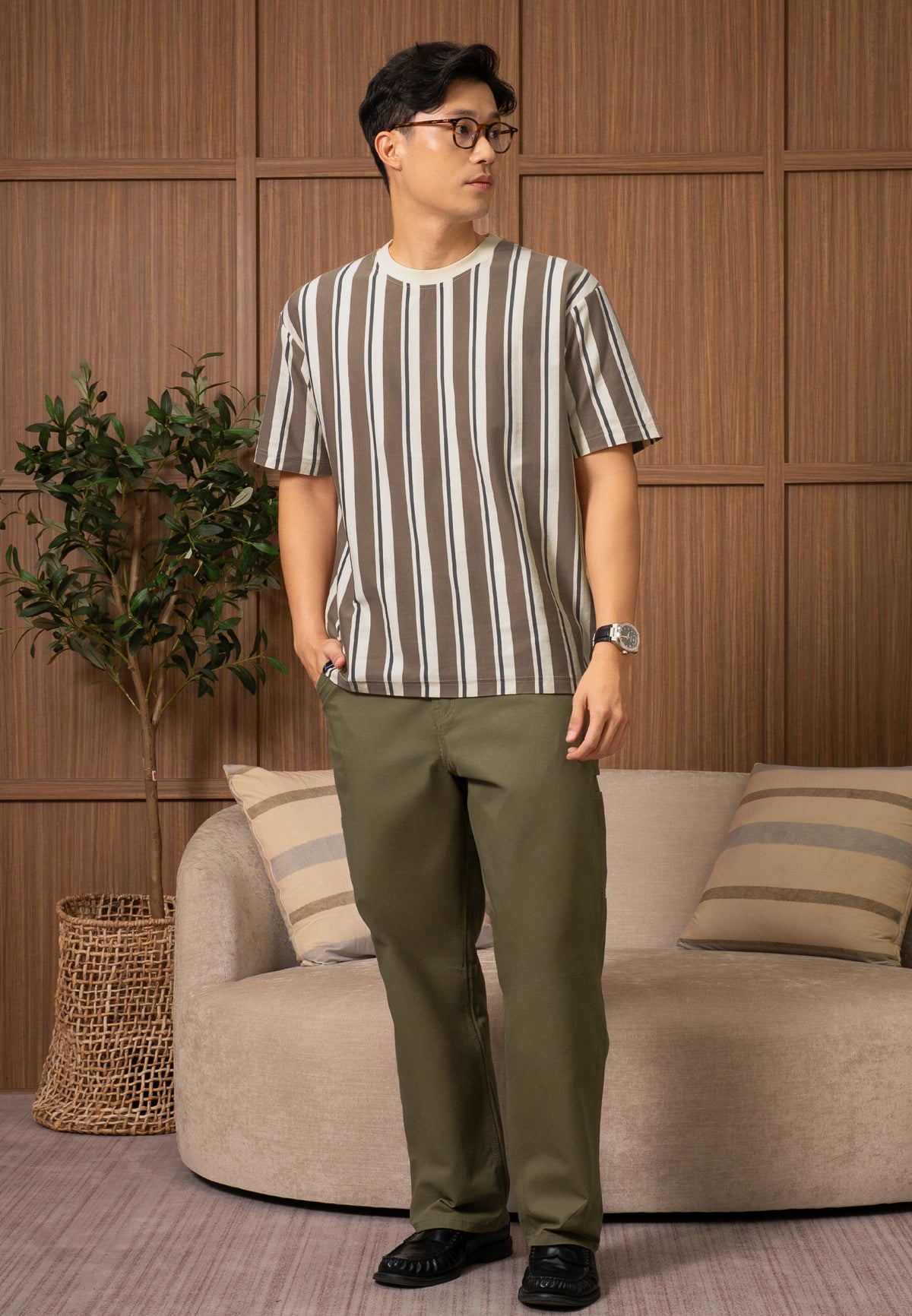 Osella Sienna Retro Stripe T-shirt