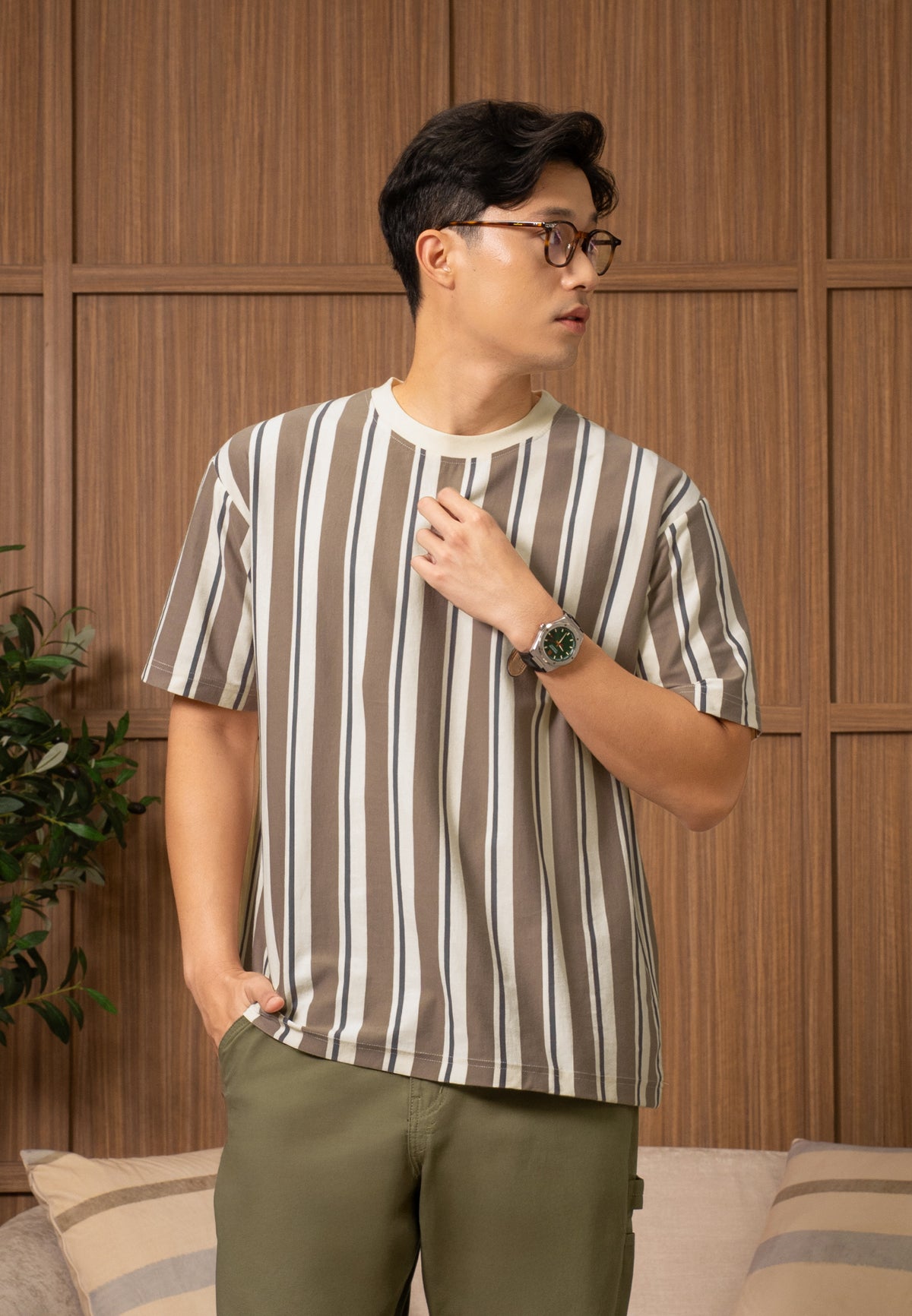 Osella Sienna Retro Stripe T-shirt