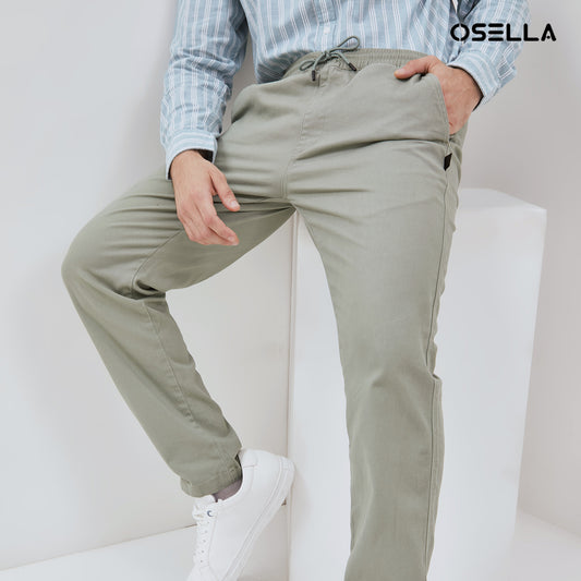 [NEW] Osella Smith Drawstring Chinos Pants 208P5002 | Celana Chinos Panjang Pria