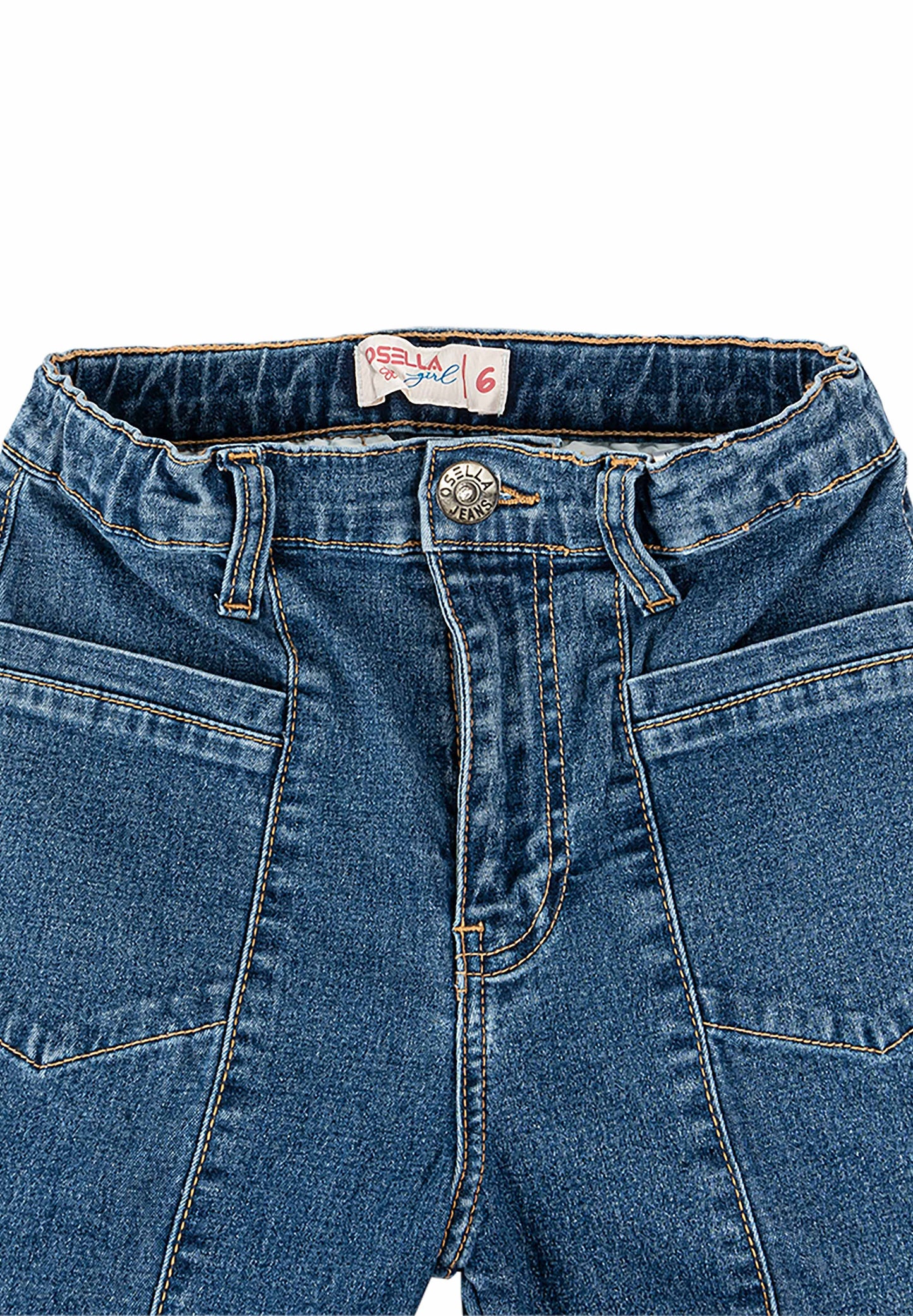 Osella Kids Hilda Straight Fit Denim Pants