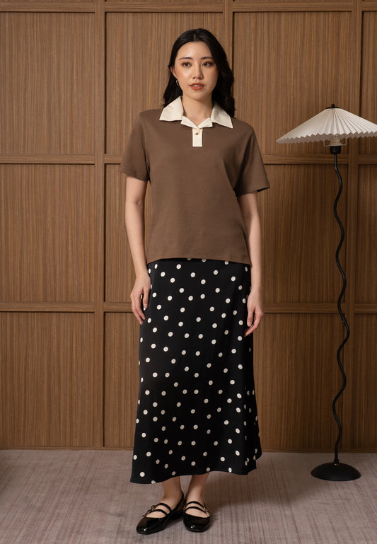 Osella Caddie Contrast Collar Polo