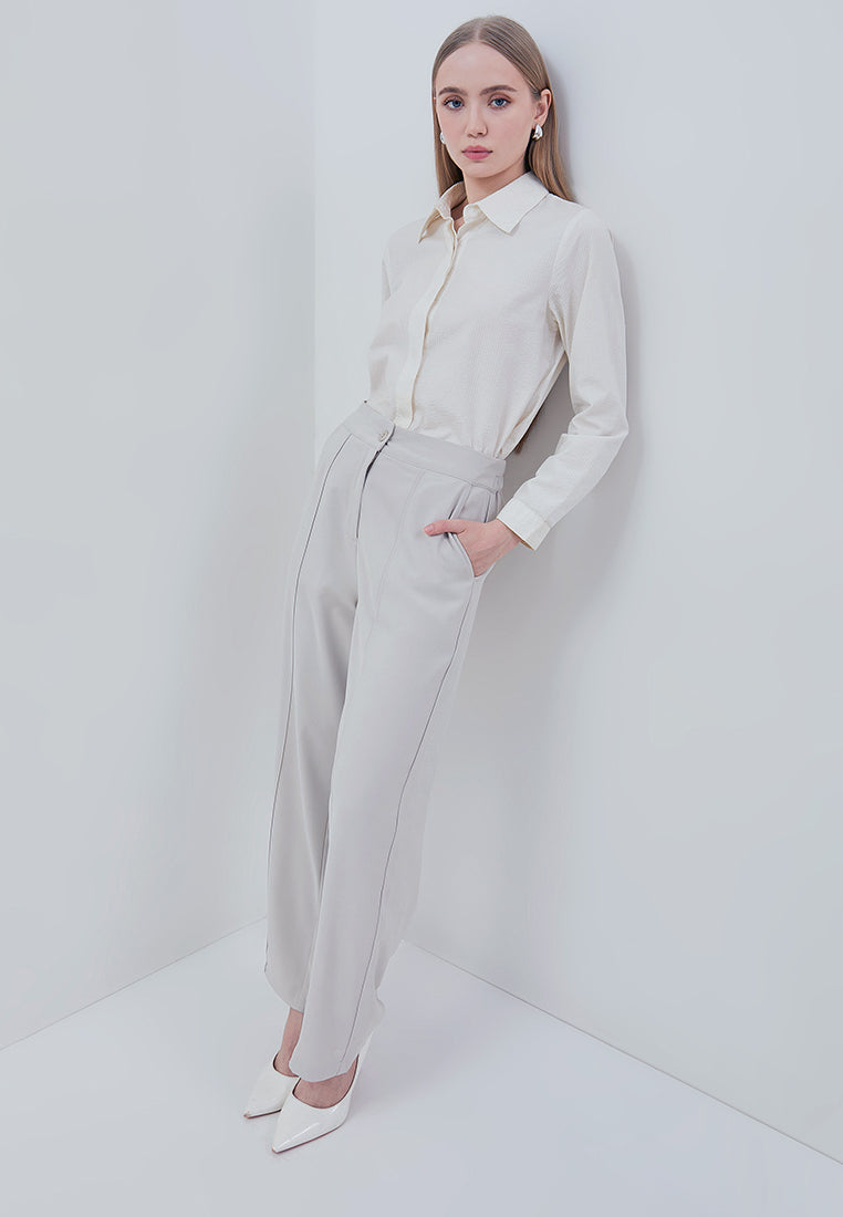 Osella Sera Wide Leg Pants Comfortable High-Waist Pants