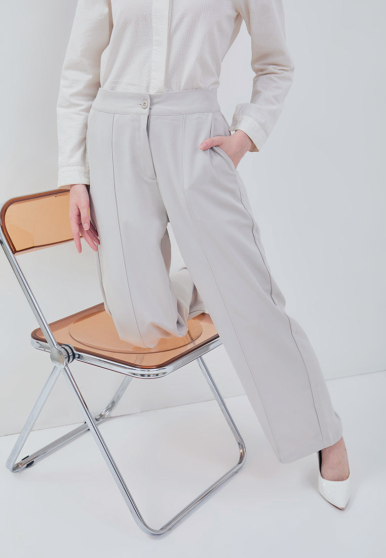 Osella Sera Wide Leg Pants Comfortable High-Waist Pants