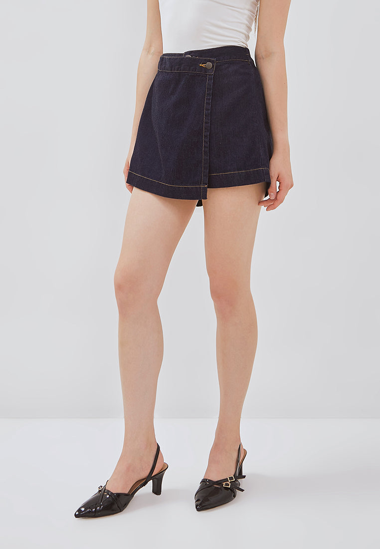 Osella Carlyn Asymmetric Denim Skort
