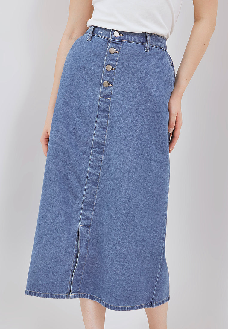 Osella Sadie Buttoned-Up Midi Skirt