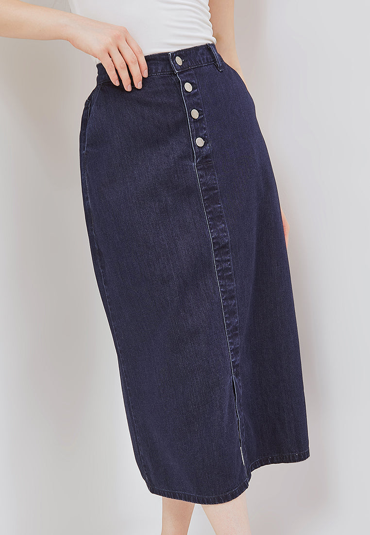 Osella Sadie Buttoned-Up Midi Skirt