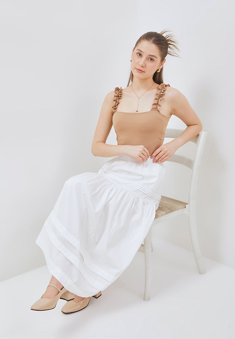 Osella Iris Skirt With Pleat Detail