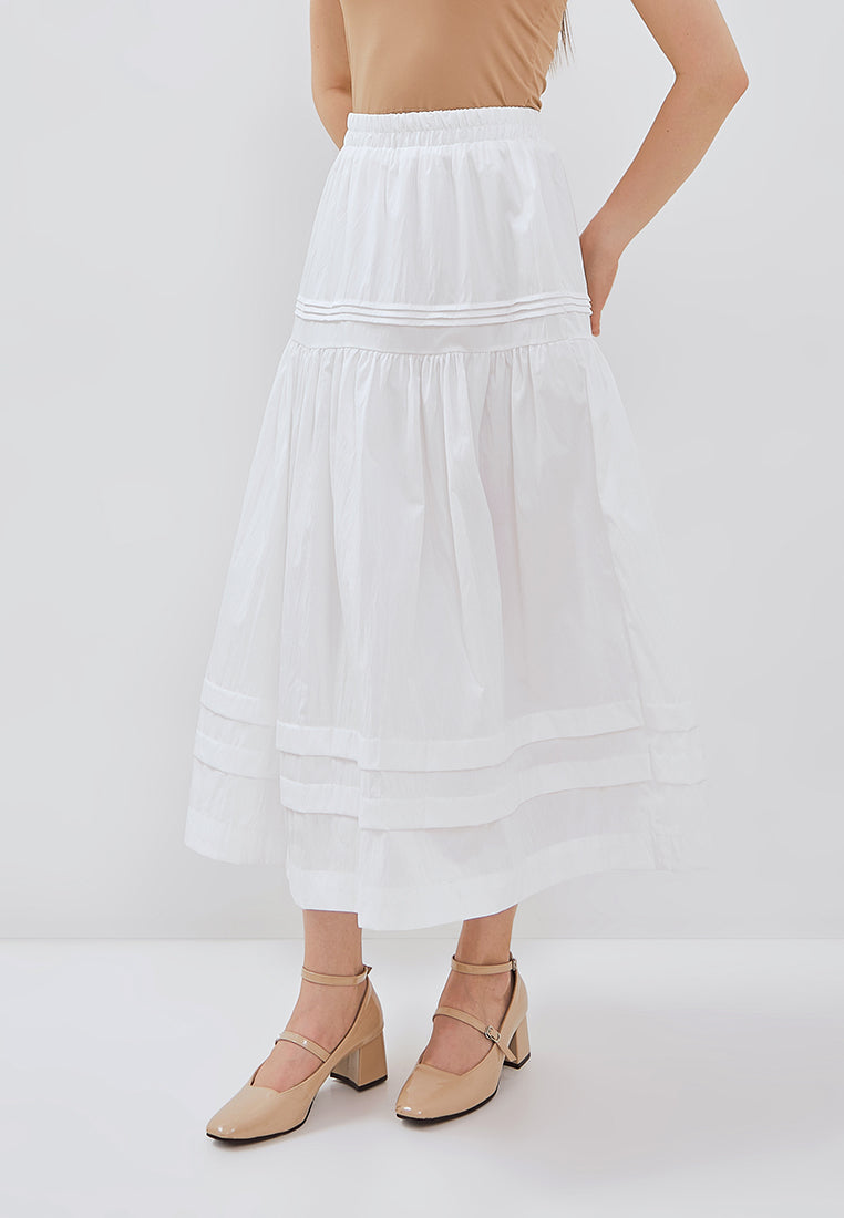 Osella Iris Skirt With Pleat Detail