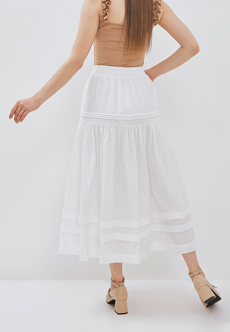 Osella Iris Skirt With Pleat Detail