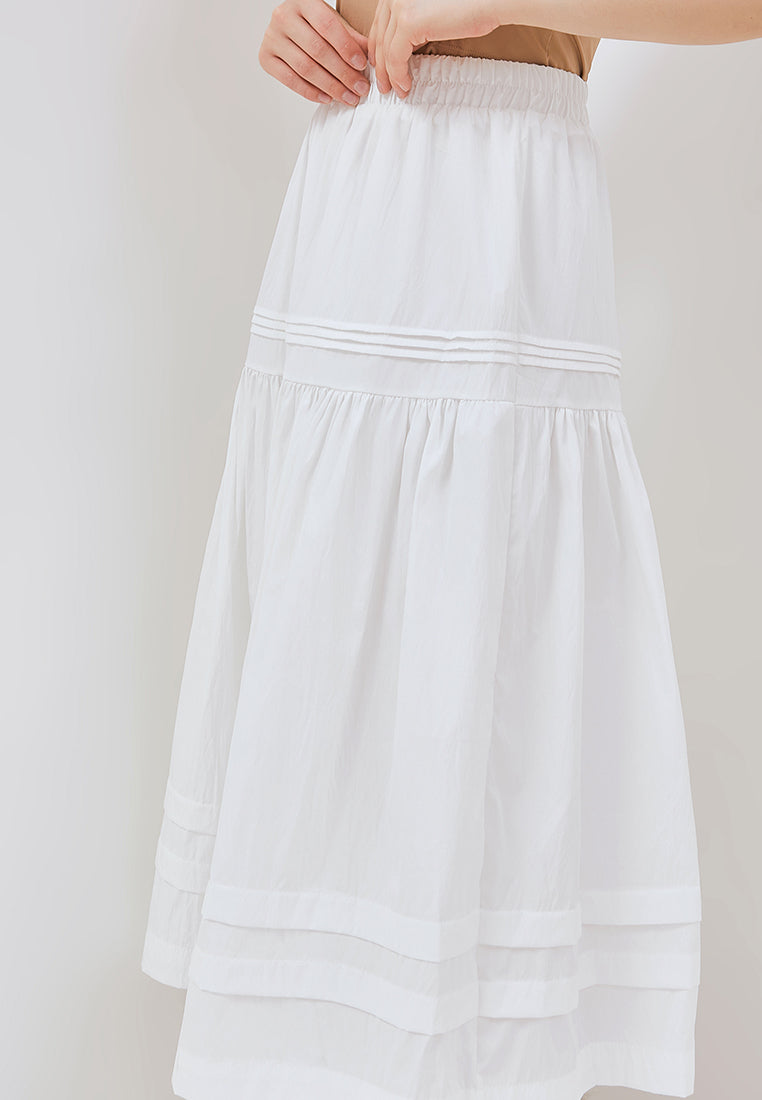 Osella Iris Skirt With Pleat Detail