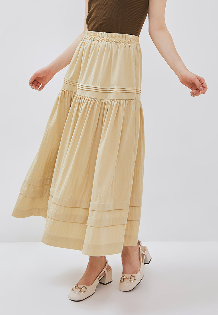 Osella Iris Skirt With Pleat Detail