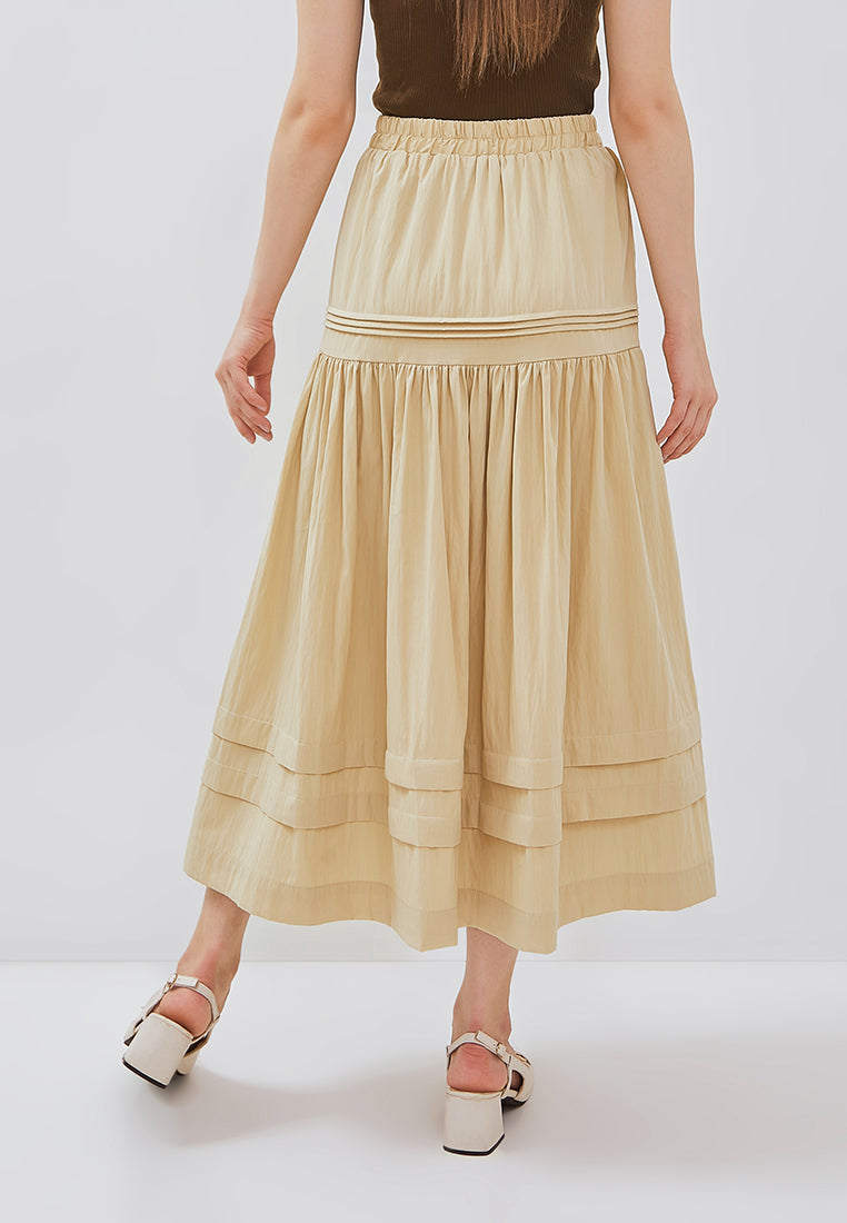 Osella Iris Skirt With Pleat Detail