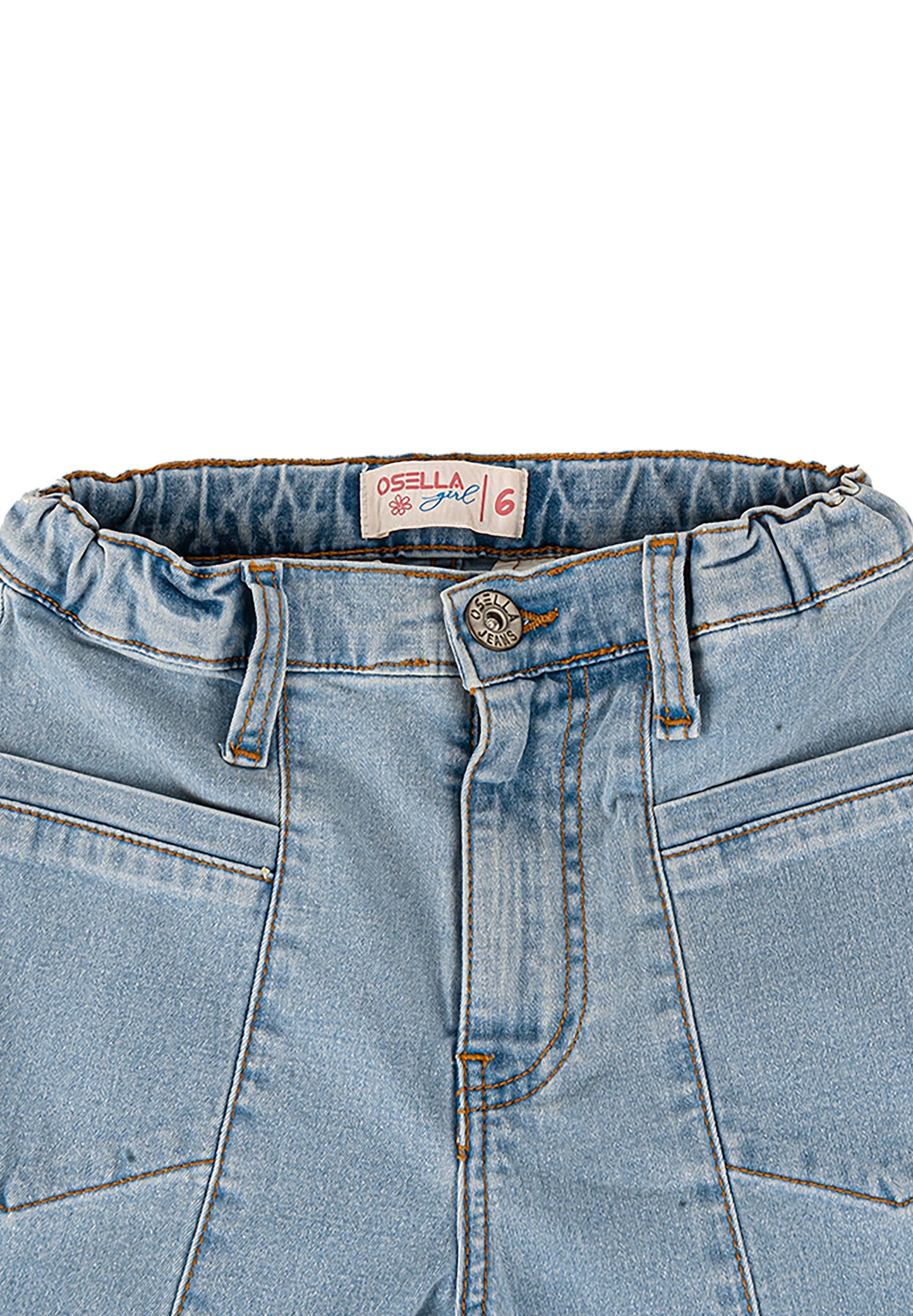 Osella Kids Hilda Straight Fit Denim Pants