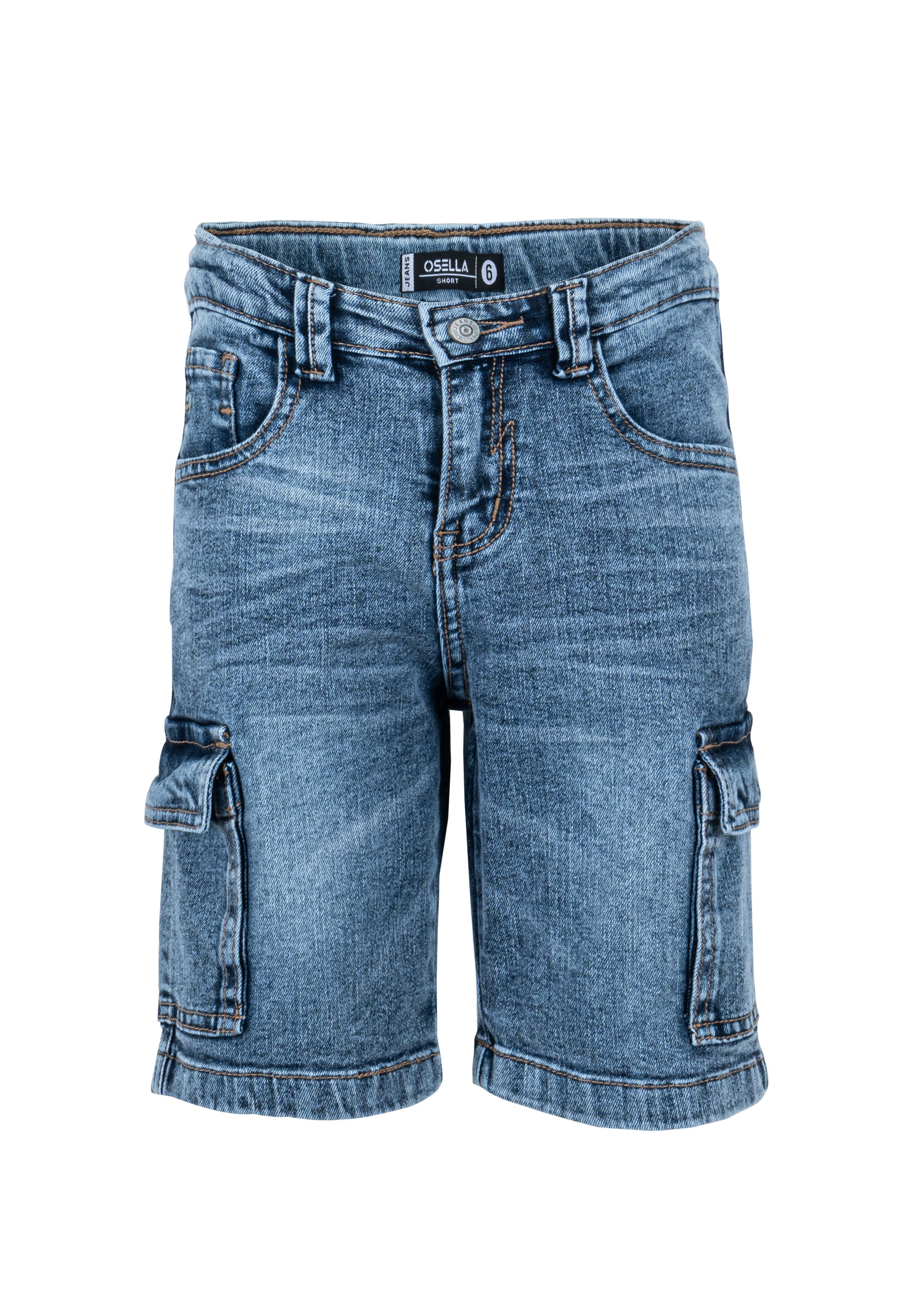 Osella Kids Kenzi Short Denim Cargo Pants