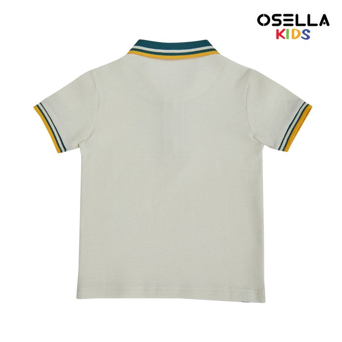 [NEW] Osella Alden Zip Up Polo Shirt 22215001 | Kaos Polo Basic Anak Laki Laki