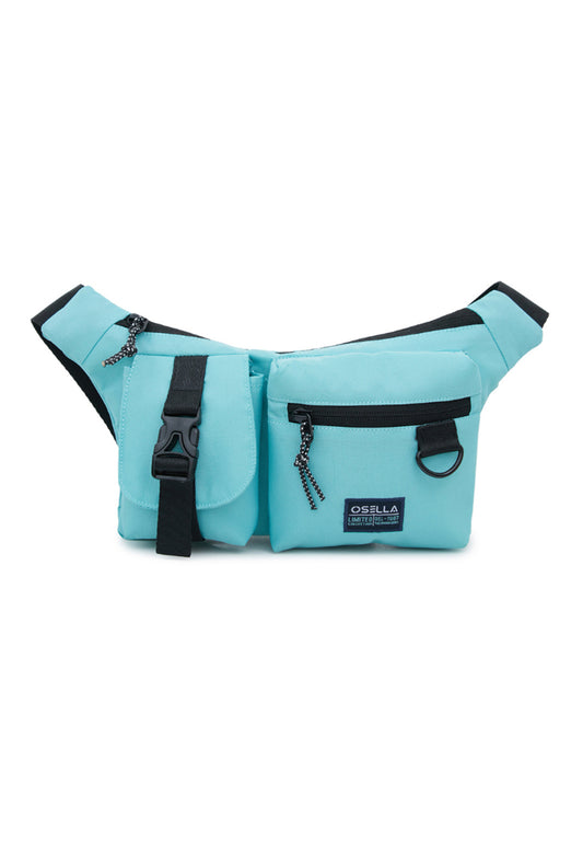 Osella Kids Boy Forest Collection Waist Bag In Mint Green