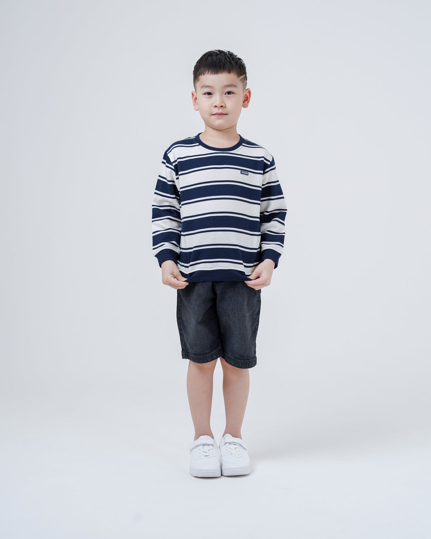 Osella Kids Stripe Pattern Sweatshirt