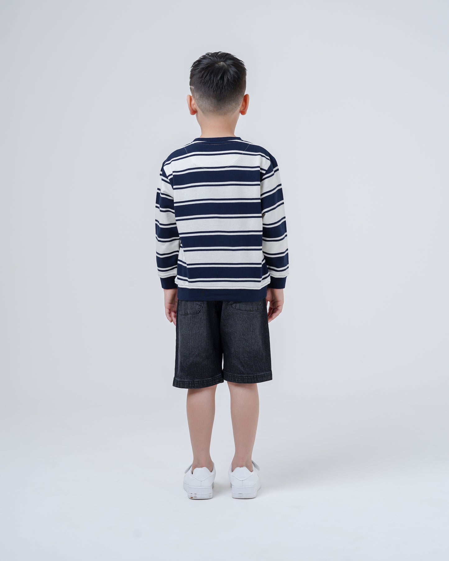 Osella Kids Stripe Pattern Sweatshirt