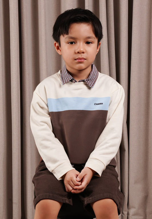 Osella Kids Gunther Tricolor Sweatshirt